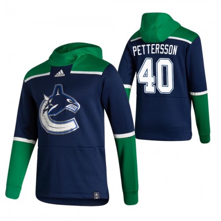Vancouver Canucks Elias Pettersson 40 2020-21 Reverse Retro Pullover Mikiny Hooded - Pánské